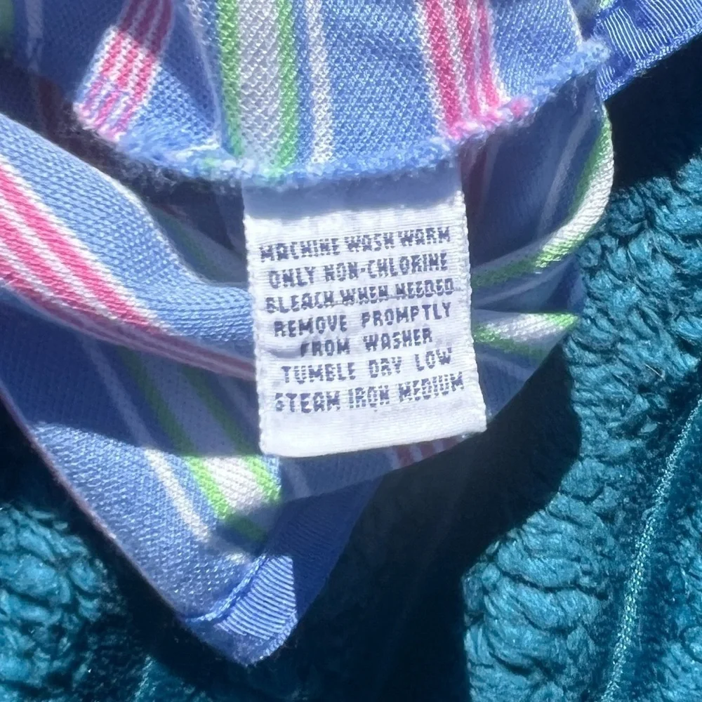 Ralph Lauren Blue Striped Polo Shirt